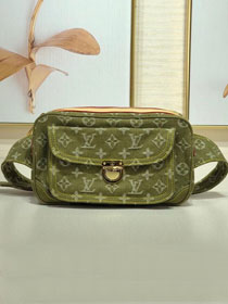 2020 Louis vuitton original denim waist bag M44466 green