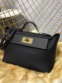 Hermes togo leather kelly 2424 bag H03699 black