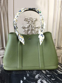 Hermes calfskin large garden party 36 bag G360 vert veronese