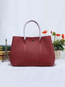 Hermes calfskin small garden party 30 bag G300 bordeaux