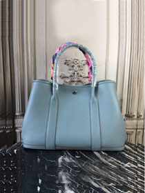 Hermes original calfskin garden party 30 bag G0030 light blue