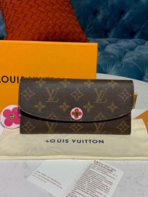 Louis vuitton monogram Emilie wallet M68331 pink