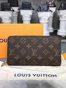 Louis vuitton monogram canvas double zippy M62732 