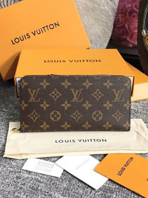 Louis vuitton monogram insolite zippy wallet M66565 coffee