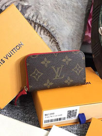 Louis vuitton monogram zippy multicartes M61299 red