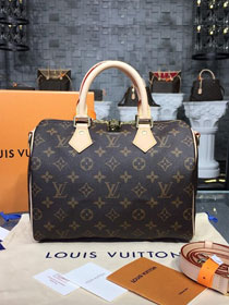 Louis vuitton original handmade monogram canvas speedy 25 M41113