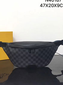 2019 louis vuitton original damier graphite discovery bumbag n40187