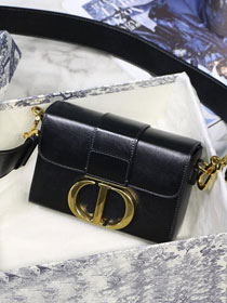 2019 Dior original lambskin 30 montaigne box bag M9204 black