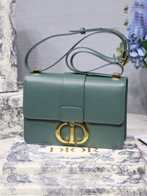 Dior original smooth calfskin 30 montaigne flap bag M9203 light green