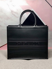 Dior original calfskin book tote oblique bag M1286-2 black