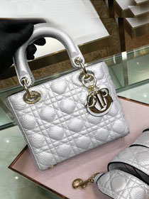 Dior original grained calfskin my dior bag M5055 silver