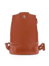 Hermes original handmade swift leather evelyn GR24 backpack H024 caramel