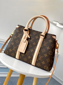 2020 louis vuitton original monogram soufflot handbag BB m44815 apricot