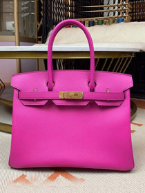 Hermes original epsom leather birkin 35 bag H35-3 rose magnolia