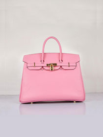 Hermes original togo leather birkin 25 bag H25-1 rose confetti