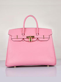 Hermes original togo leather birkin 35 bag H35-1 rose confetti