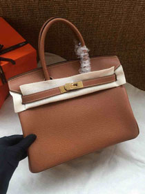 Hermes soft calf leather birkin 35 bag H35-5 coffee