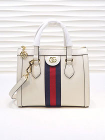 2020 GG original calfskin ophidia small tote bag 547551 white