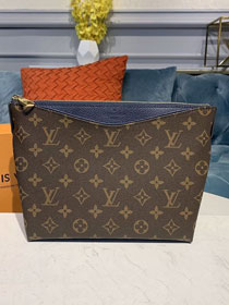 Louis vuitton original monogram canvas pallas beauty case m64123 blue