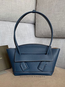 2020 BV original grainy calfskin small arco 33 bag 580725 navy blue