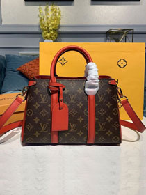 2020 louis vuitton original monogram soufflot  handbag BB M44818 red