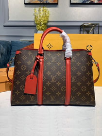 2020 louis vuitton original monogram soufflot handbag mm m44816 red