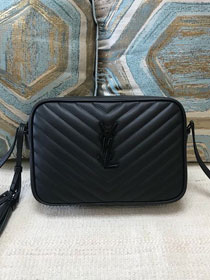 YSL original calfskin lou camera bag 574494 black