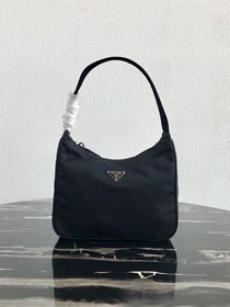 Prada original nylon mini hobo bag MV519 black