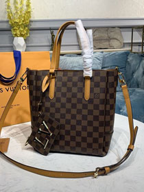 2020 louis vuitton original damier ebene belmont pm N60296 yellow