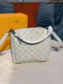 Louis vuitton original mahina leather babylone M51767 white