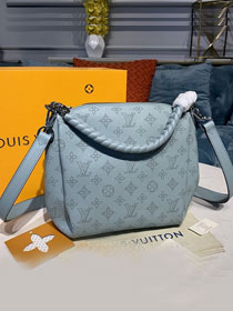 Louis vuitton original mahina leather babylone M55907 light blue