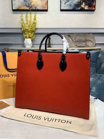 louis vuitton original epi leather onthego tote bag M56229 red