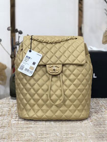 CC original lambskin large backpack A91122 gold