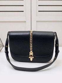 2020 GG original calfskin sylvie 1969 small shoulder bag 601067 black