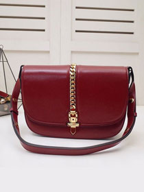 2020 GG original calfskin sylvie 1969 small shoulder bag 601067 wine red