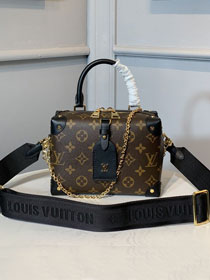 2020 louis vuitton original monogram top handle bag M48818 black