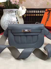 Hermes original swift calfskin berlin bag BL0020 grey