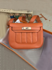 Hermes original swift calfskin berlin bag BL0020 orange