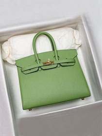 Hermes original epsom leather birkin 30 bag H30-3 vert criquet