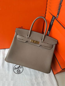 Hermes original togo leather birkin 30 bag H30-1 grey