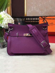 Hermes original calfskin jypsiere bag J034 purple