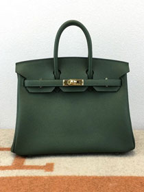 Hermes original epsom leather birkin 35 bag H35-3 vert anglais 