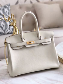 Hermes original togo leather birkin 35 bag H35-1 craie white