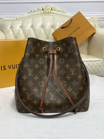 2021 louis vuitton original monogram canvas neonoe bag M44887 caramel