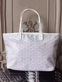 Goyard original canvas artois PM bag GY0002 white