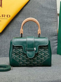 Goyard original canvas  mini saigon bag GY0007 green