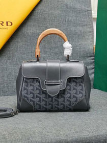 Goyard original canvas mini saigon bag GY0007 grey