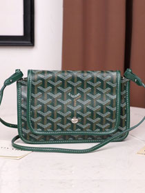 Goyard original canvas plumet pouch GY0010 green