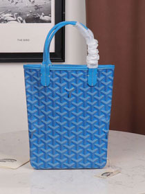 Goyard original canvas tote bag GY0019 sky blue