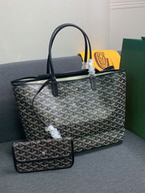 Goyard original canvas isabelle tote pm bag GY0025 black